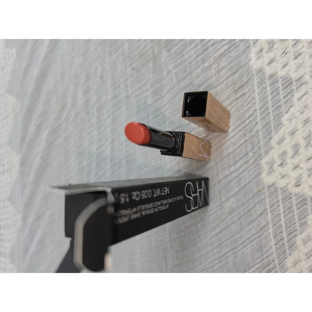 NARS Afterglow Sensual Shine Lipstick Rose Gold Case 0.05 Oz 1.5g